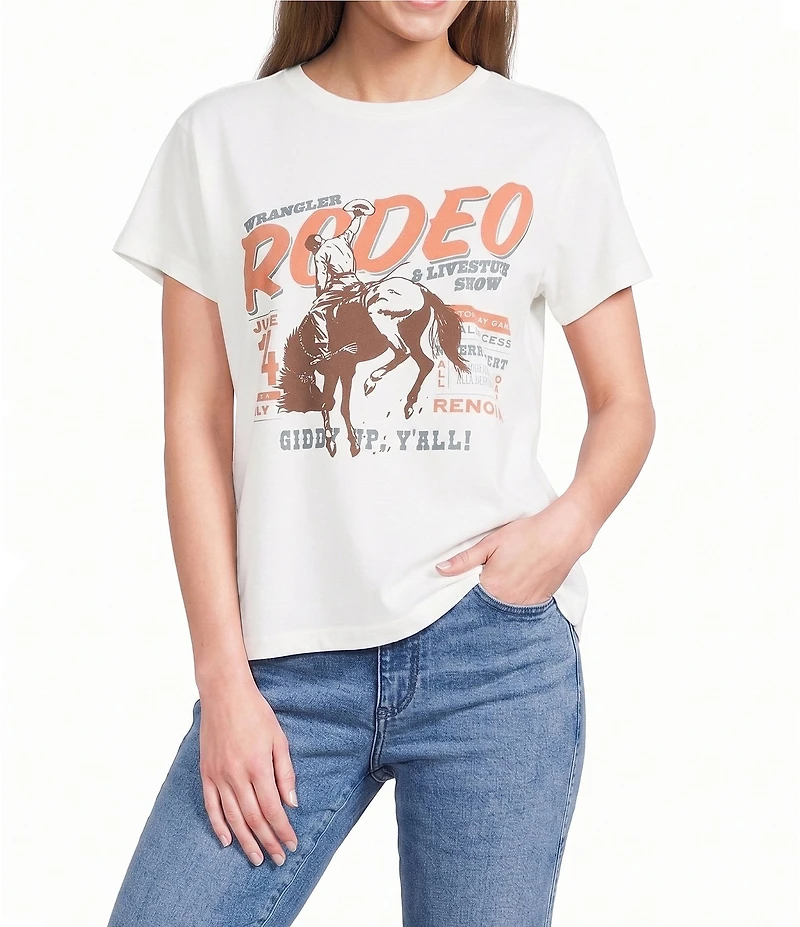 Wrangler® Retro® Rodeo Cowboy Short Sleeve T-Shirt
