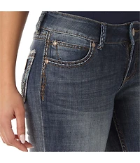 Wrangler® Retro Sadie Low Rise Stitch Pocket Bootcut Jeans