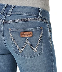 Wrangler® Retro Sadie Low Rise Back Stitch Pocket Bootcut Jeans