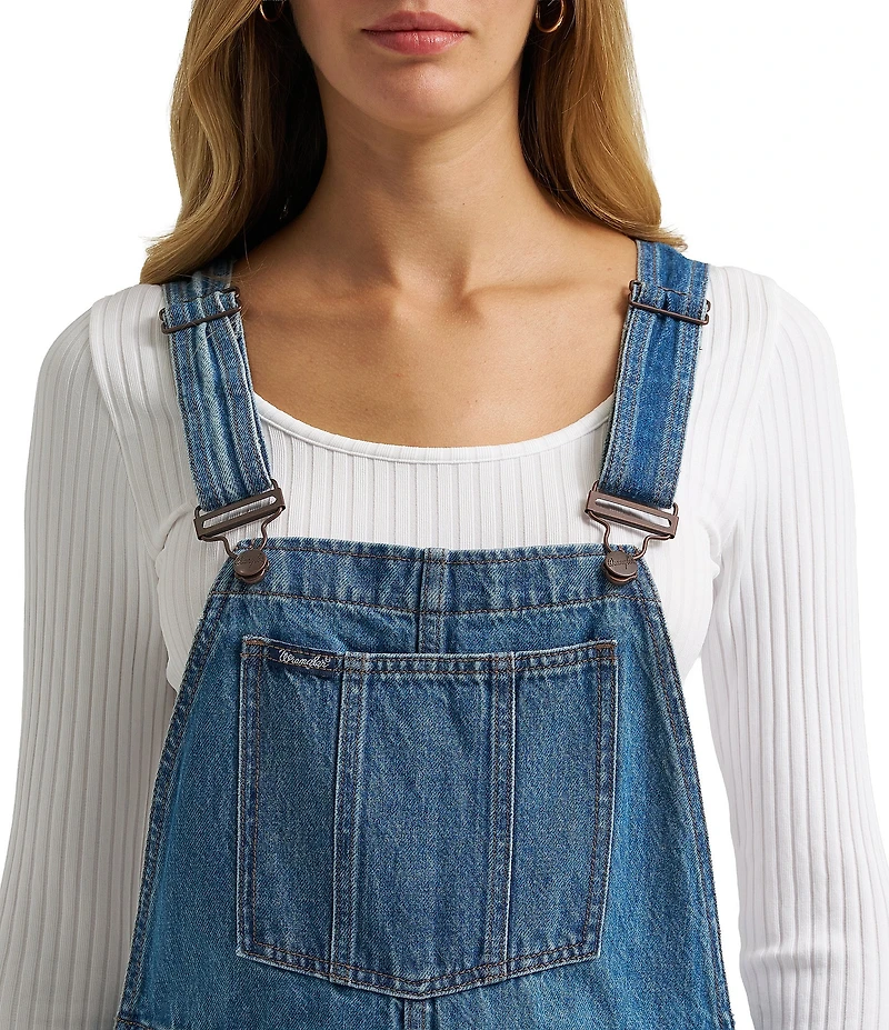 Wrangler® Retro® Sleeveless Wide Leg Overalls