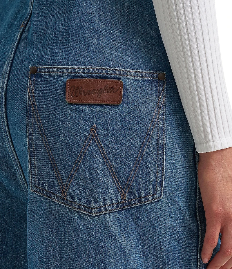 Wrangler® Retro® Sleeveless Wide Leg Overalls