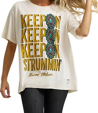 Wrangler® Short Sleeve Keep On Strummin' Oversized Graphic T-Shirt