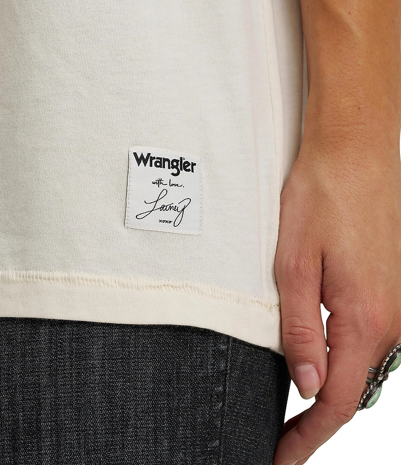 Wrangler® Short Sleeve Keep On Strummin' Oversized Graphic T-Shirt