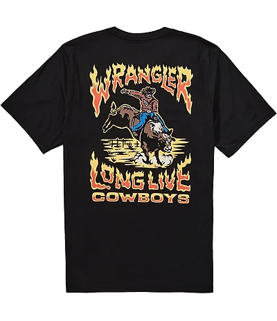 Wrangler® Short Sleeve Long Live Cowboys T-Shirt
