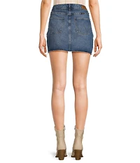Wrangler® Sierra High Rise Denim Micro Mini Skirt