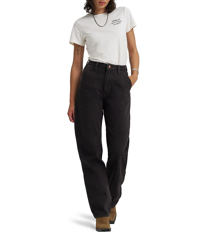 Wrangler Sleek Barrel Super High Rise Jeans