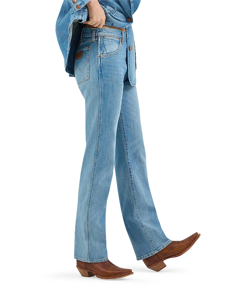 Wrangler Sunset Mid Rise Straight Jeans