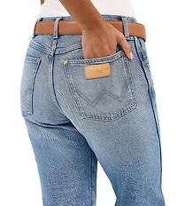 Wrangler Sunset Mid Rise Straight Leg Jeans