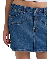 Wrangler Western Denim Mini Skirt