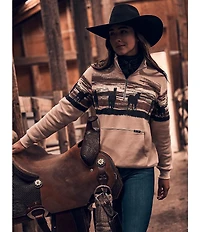 Wrangler® Western Quarter Zip Pullover