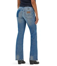 Wrangler Wrancher Mid Rise Shadow Pocket Boot Leg Jeans