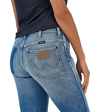 Wrangler Wrancher Mid Rise Shadow Pocket Boot Leg Jeans