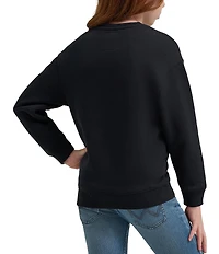 Wrangler® x Lainey Wilson Big Girls Long-Sleeve Everybody Wants To Be Cowboy Fleece Sweatshirt