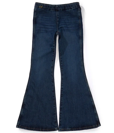 Wrangler® x Lainey Wilson Big Girls Pull-On Dark Denim Wash Jeans