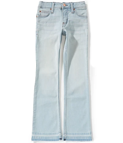 Wrangler® x Lainey Wilson Big Girls Raw-Hem Boot-Hugger Jeans