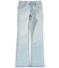 Wrangler® x Lainey Wilson Big Girls Raw-Hem Boot-Hugger Jeans
