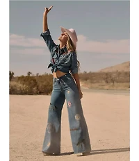 Wrangler® x Lainey Wilson Embroidered Jeans