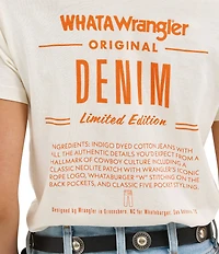 Wrangler x Whataburger Crew Neck Short Sleeve Tee