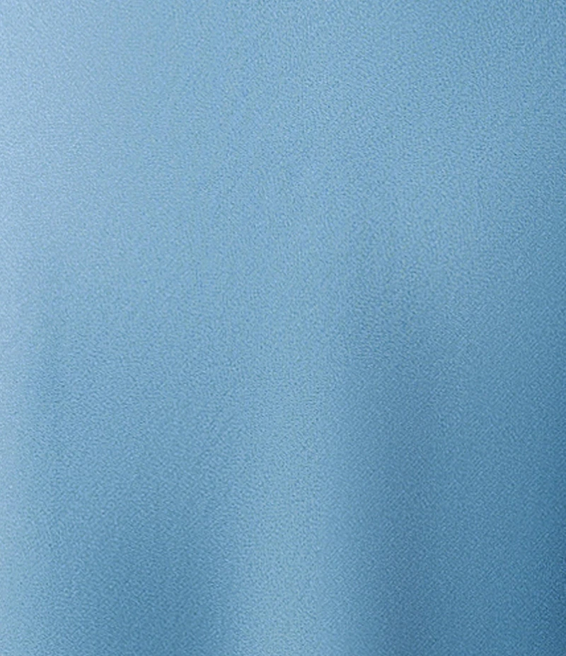 Xscape Crew Neck Cape Back Overlay Long Satin Dress