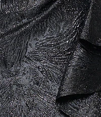 Xscape Jacquard Metallic Off-The-Shoulder A-Line Gown