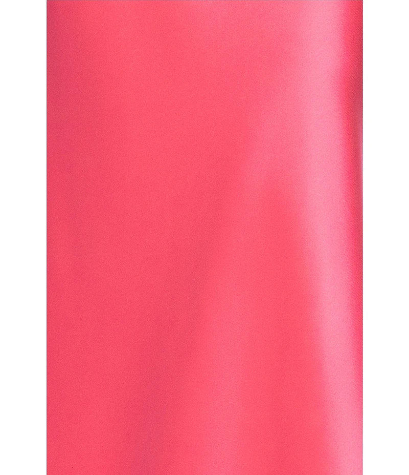 Xscape Long Satin Strapless Gown