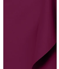 Xscape One Shoulder Side Ruffle Scuba Crepe Gown