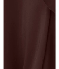 Xscape Petite Size Strapless Side Cascading Ruffle Long Sheath Dress