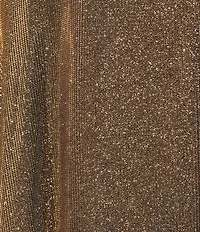 Xscape Plus Size Metallic Glitter Sleeveless Off-the-Shoulder Sweetheart Neck Ball Gown