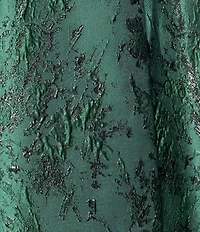 Xscape Plus Size Off The Shoulder Brocade Long Gown