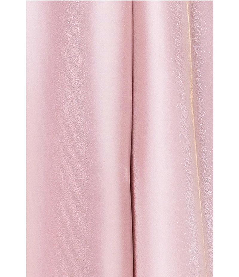 Xscape Plus Size Off-The-Shoulder Shimmer Long Gown