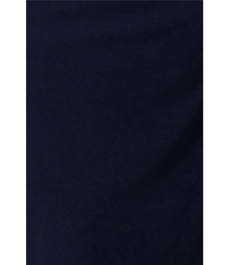 Xscape Plus Size Scuba Crepe Chiffon Sheath Long Dress
