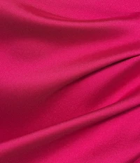 Xscape Plus Size Stretch Arcadia V-Neck Short Sleeve Side Rouching Gown