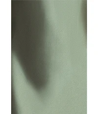 Xscape Satin Cross Front Halter Neck Sleeveless Tie Back Gown