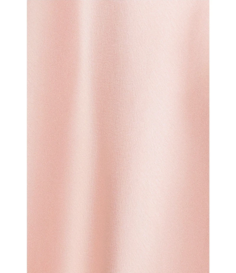 Xscape Satin Long Chiffon Overlay Dress
