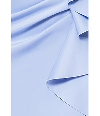 Xscape Stretch Off-the-Shoulder Short Sleeve Mermaid Gown with Ruffle