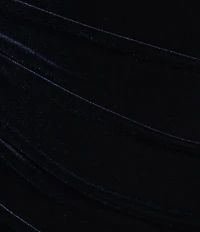 Xscape Stretch Velvet Off-the-Shoulder Strapless Sleeveless Mermaid Gown