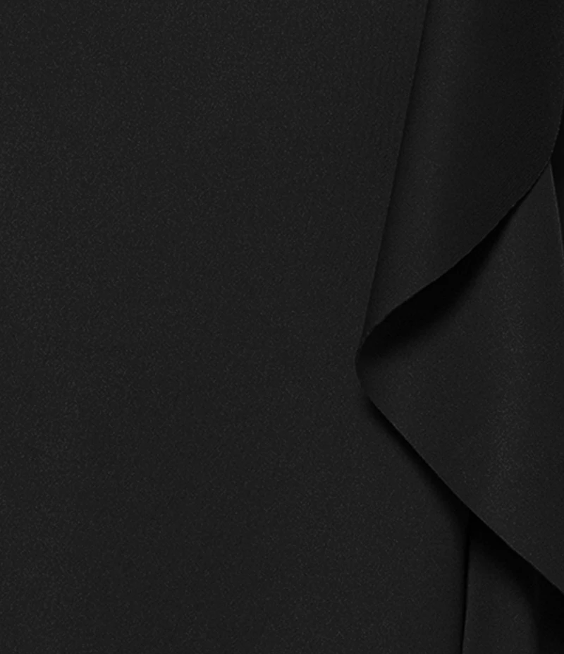 Xscape Suba Strapless Ruched Side Ruffle Sheath Dress