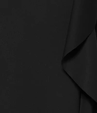 Xscape Suba Strapless Ruched Side Ruffle Sheath Dress