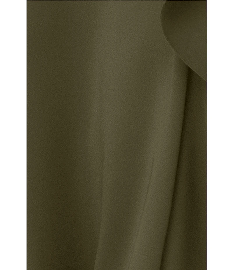 Xscape Suba Strapless Ruched Side Ruffle Sheath Dress