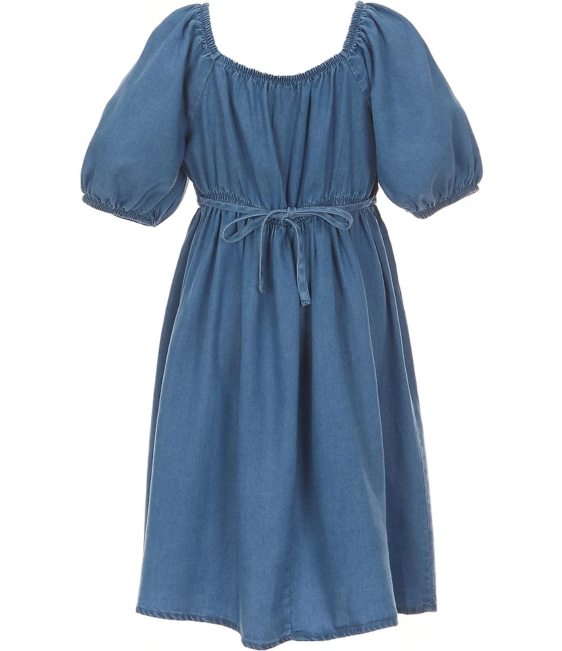 Xtraordinary Big Girls Elbow-Sleeve Fit-And-Flare Dress