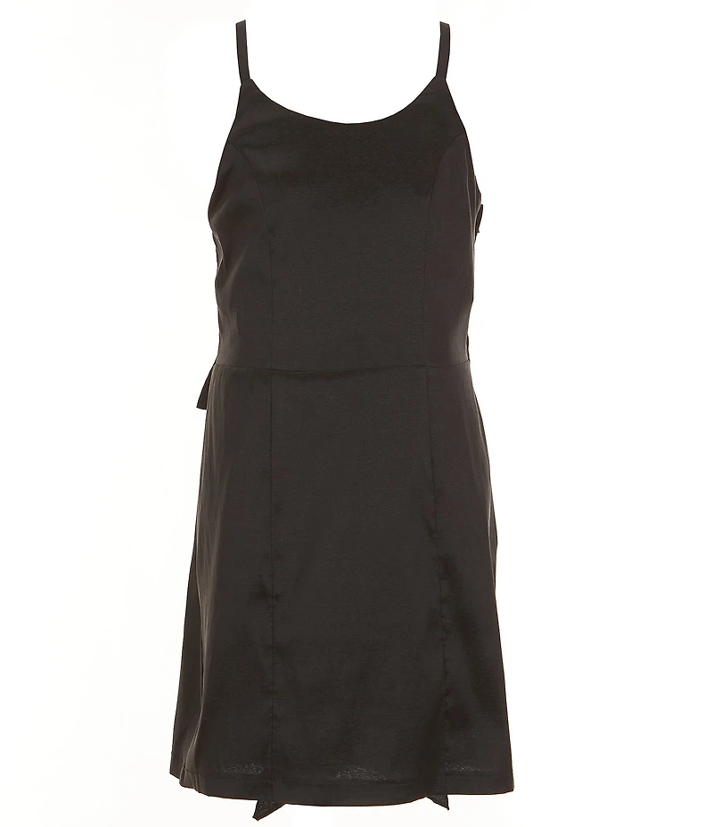 Xtraordinary Big Girls Sleeveless Bow-Back Taffeta Dress