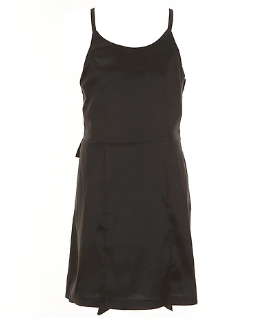 Xtraordinary Big Girls Sleeveless Bow-Back Taffeta Dress