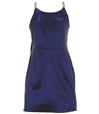 Xtraordinary Big Girls Sleeveless Embellished X-Back Sheath Dress