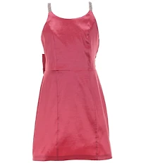 Xtraordinary Big Girls Sleeveless Embellished X-Back Sheath Dress