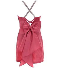 Xtraordinary Big Girls Sleeveless Embellished X-Back Sheath Dress