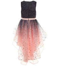 Xtraordinary Big Girls Sleeveless Solid/Ombre-Printed Fit-And-Flare Dress