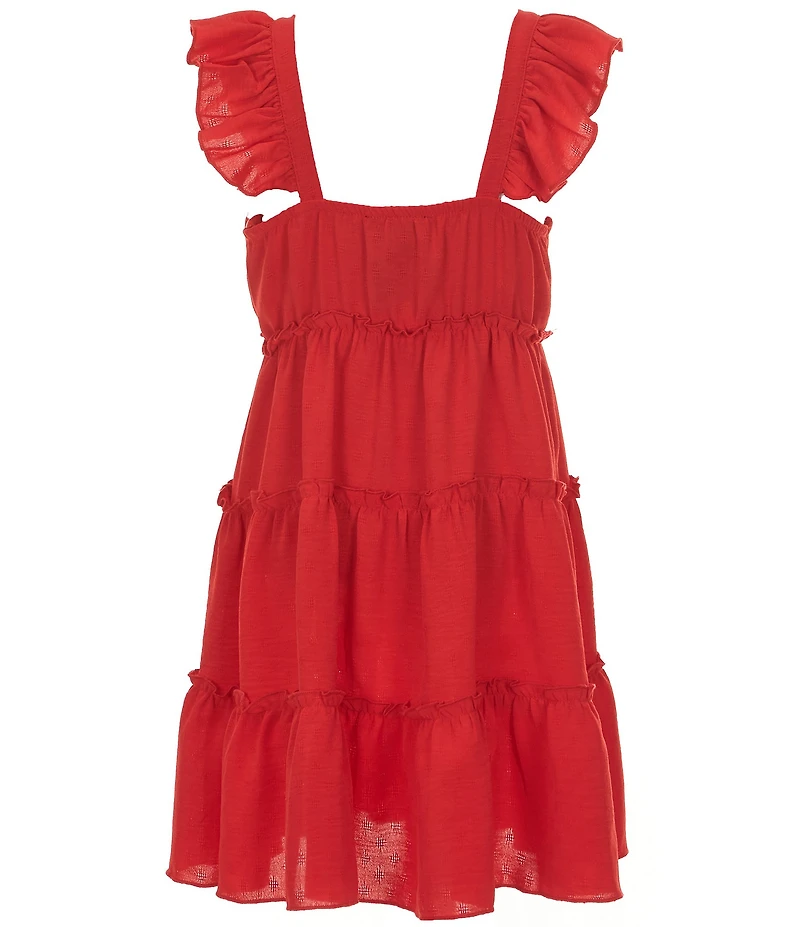 Xtraordinary Big Girls Sleeveless Tiered A-Line Dress