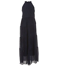 Xtraordinary Big Girls Sleeveless Tiered Long Dress