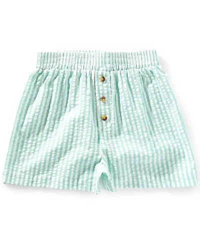 Xtraordinary Big Girls Vertical-Stripe Boxer Shorts