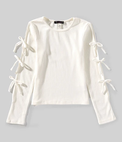 Xtraordinary Big Girls Bow Long Sleeve Top